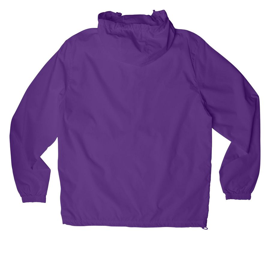 Dia De Los Muertos 2026 Collectible Jackets, a Purple Packable Anorak (back-view)
