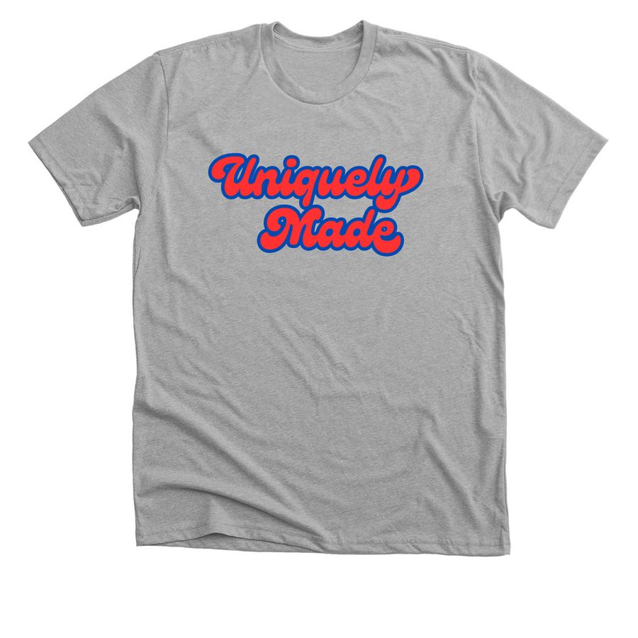 Uniquely Made RWB, a Athletic Heather Premium Unisex Tee