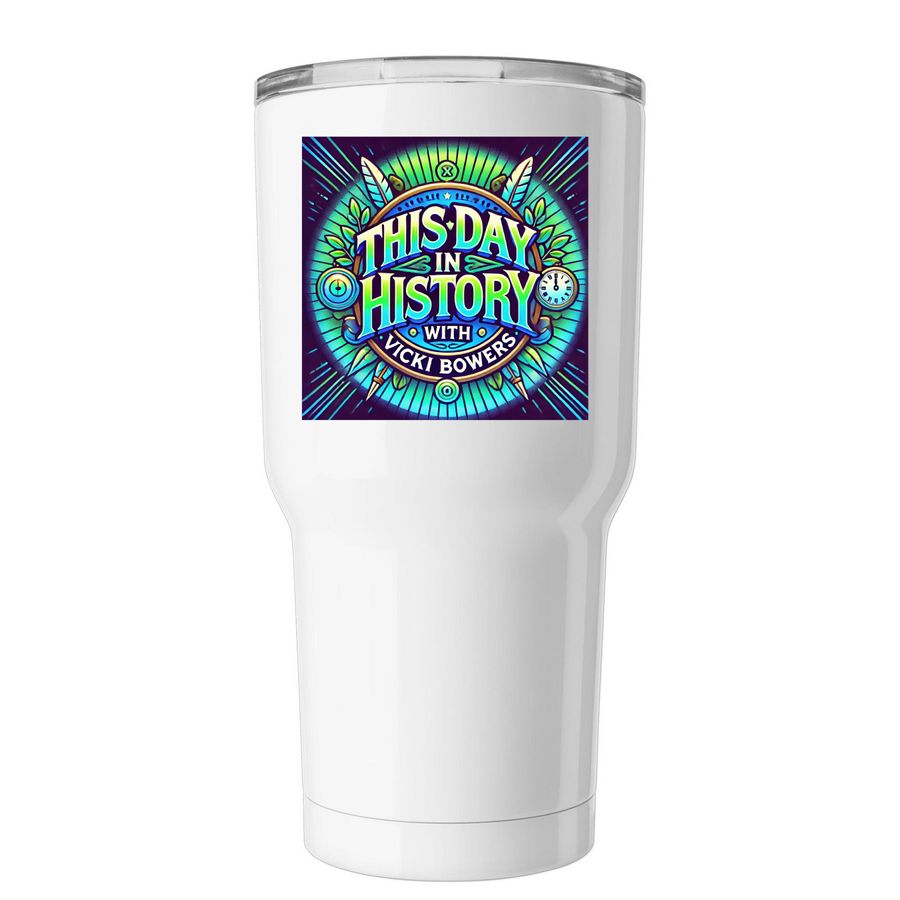 Grab Your Favorite Cuppa, Travel-Style!, a White Insulated Tumbler