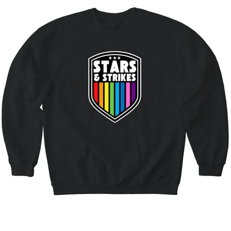 STARs & Strikes Apparel, a Black Softstyle Crewneck Sweatshirt