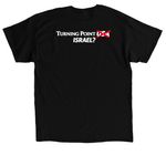Justice for Charlie Kirk&nbsp;, a Black Classic Unisex Tee (back-view)