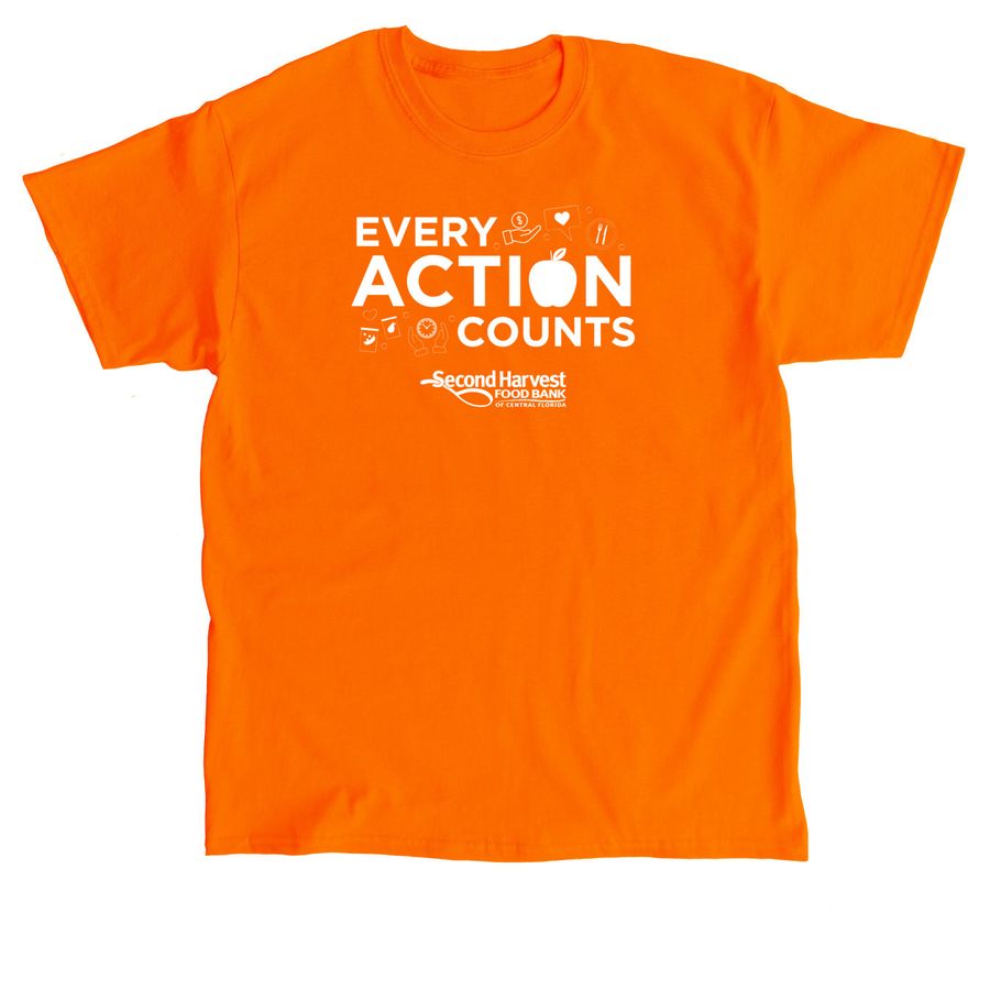 Every Action Counts, a Orange Classic Unisex Tee