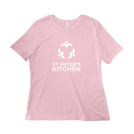 Women?s Relaxed Cotton Tee, a Pink Women?s Relaxed Cotton Tee