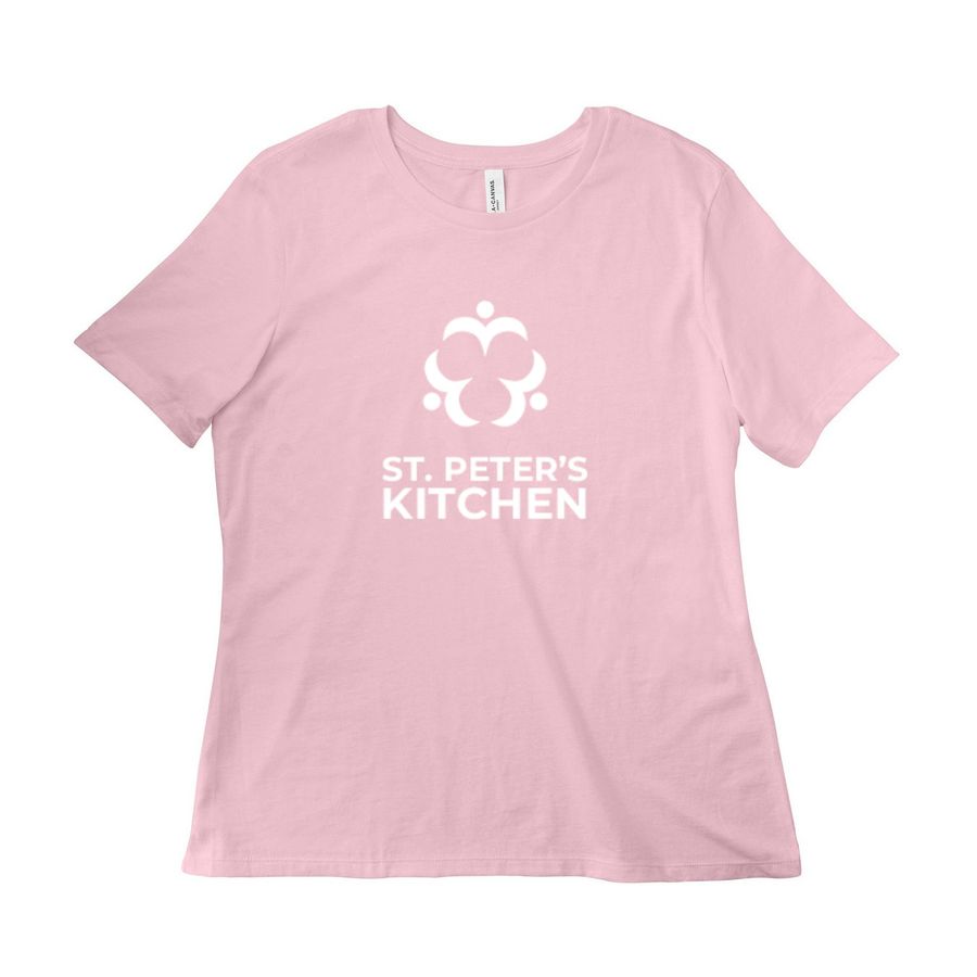 Women?s Relaxed Cotton Tee, a Pink Women?s Relaxed Cotton Tee