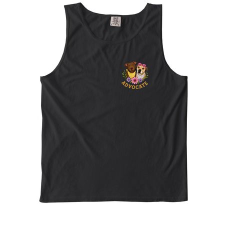 Advocate&nbsp;, a Black Comfort Colors Tank Top