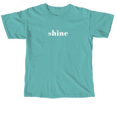 let your light shine: SPRING, a Seafoam Comfort Colors Unisex Tee