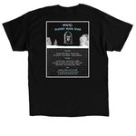 Bloody Book Bash MMXXVI (Double Side T-Shirt), a Black Classic Unisex Tee (back-view)