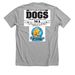 Be a voice for the animals&nbsp;, a Athletic Heather Premium Unisex Tee (back-view)