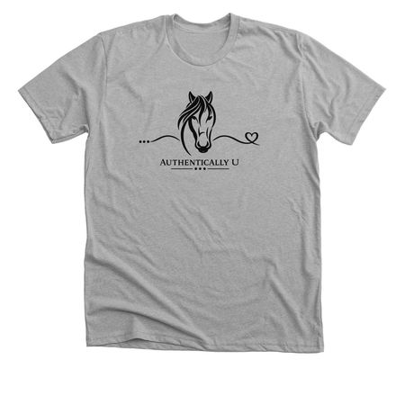 Authentically U, a Athletic Heather Premium Unisex Tee