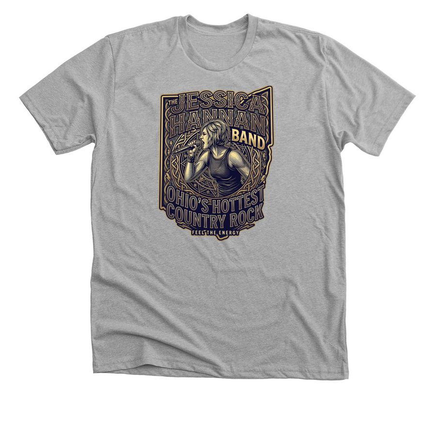 The Jessica Hannan Band, a Athletic Heather Premium Unisex Tee