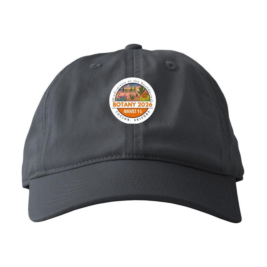 BOTANY 2026 Tucson, AZ, a Charcoal Printed Eco Baseball Cap