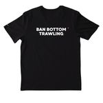 SalmonState & Ban Bottom Trawl, a Black Nike Dri-FIT Jersey Blend Performance Tee (back-view)