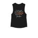 RomCom Resistance Tank, a Black Women's Muscle Tank