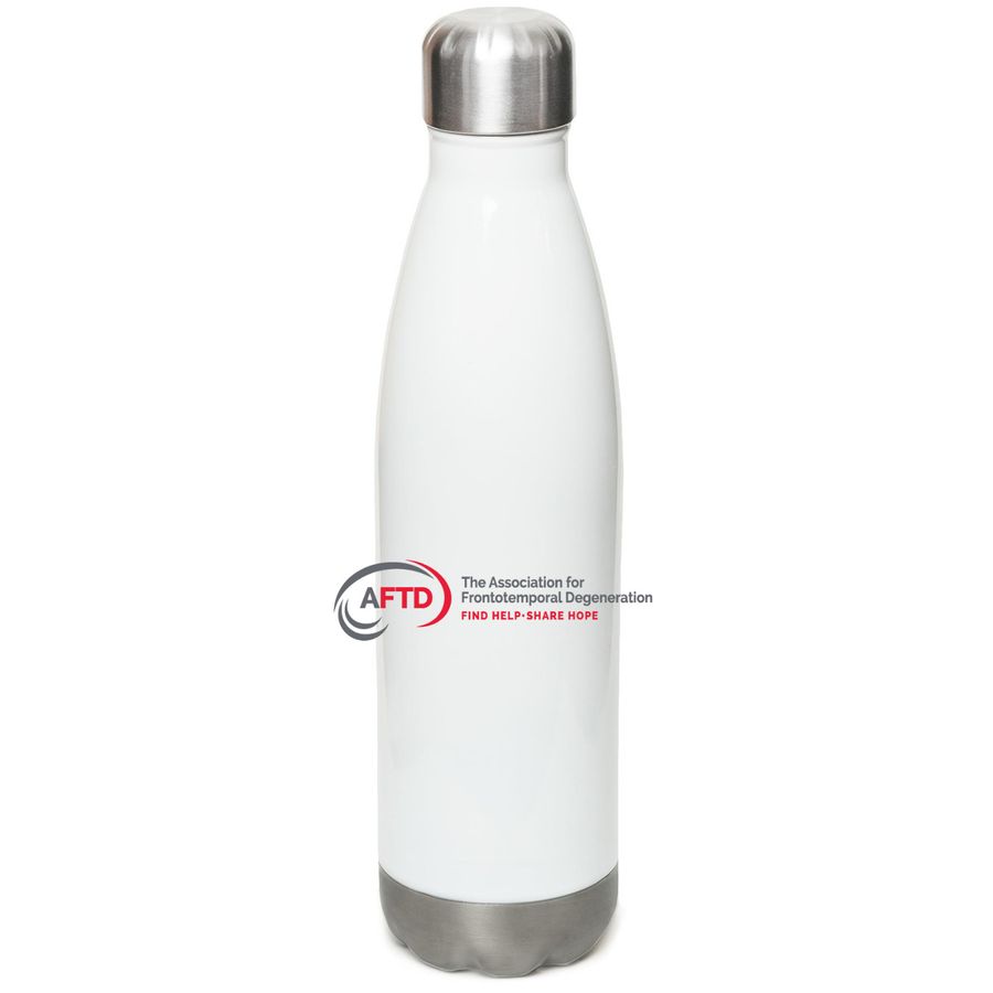 Ambassador Gift, a White Stainless Steel Water Bottle