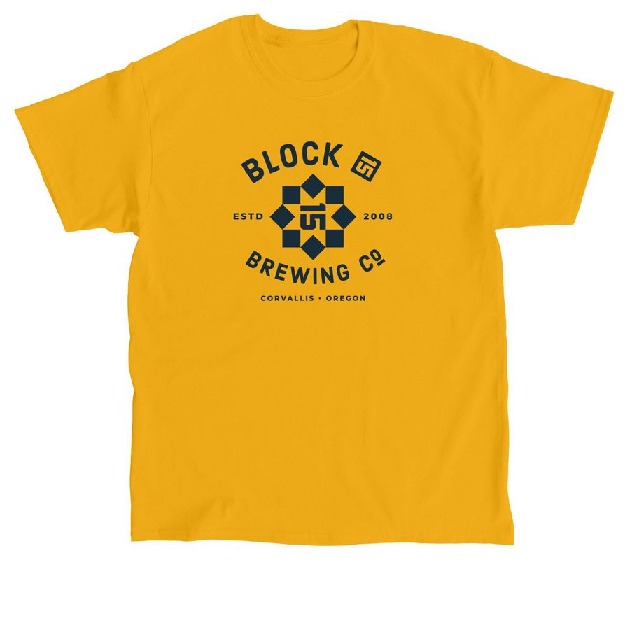 The Blockburst Collection ? Dark Logo, a Gold Classic Unisex Tee