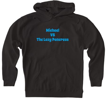 T1D Breakthrough Walk Funderaiser, a Black Heavyweight Pullover Hoodie