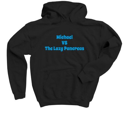 T1D Breakthrough Walk Funderaiser, a Black Youth Pullover Hoodie