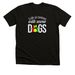 One Love Dog Rescue - LIFE IS BETTER, a Black Heather Premium Unisex Tee