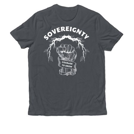 Food Sovereignty - Organic Cotton / Eco Tees, a Terrain Grey Allmade Organic Cotton Unisex Tee