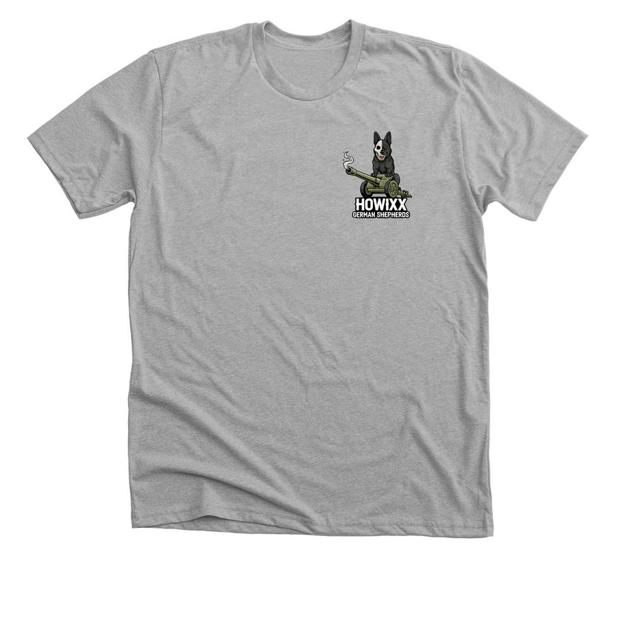HOWIXX GSD, a Athletic Heather Premium Unisex Tee