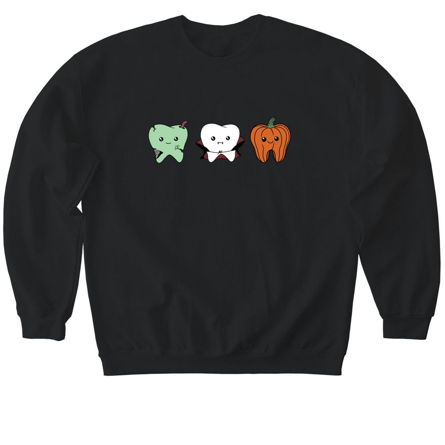 Happy Halloween! - Crewneck, a Black Softstyle Crewneck Sweatshirt
