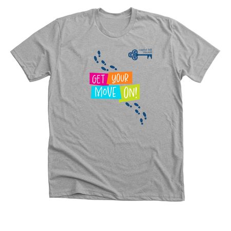 MORE Get Your Move On Apparel, a Athletic Heather Premium Unisex Tee