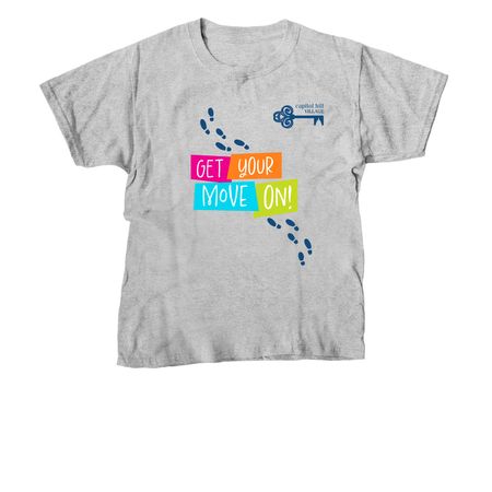 MORE Get Your Move On Apparel, a Sport Grey Youth Unisex Tee