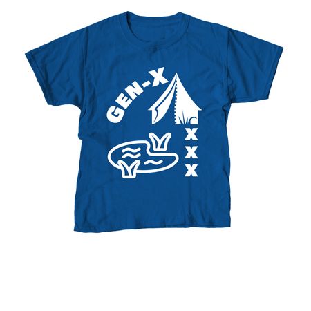 Gen-X XXX Shirts&nbsp;, a Royal Blue Youth Unisex Tee