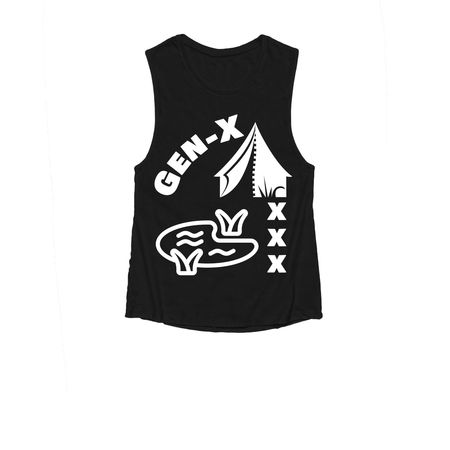 Gen-X XXX Shirts&nbsp;, a Black Women's Muscle Tank