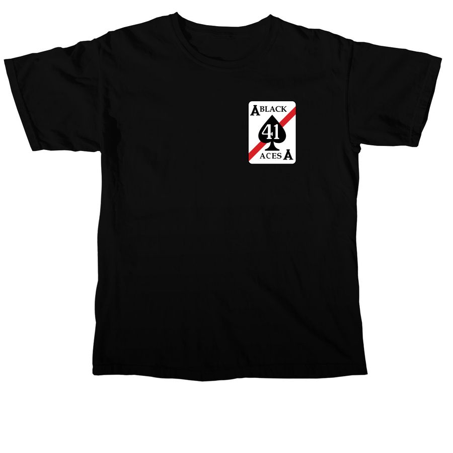 VFA-41 Patch, a Black Comfort Colors Unisex Tee