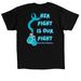 Kim's Krew, a Black Classic Unisex Tee (back-view)
