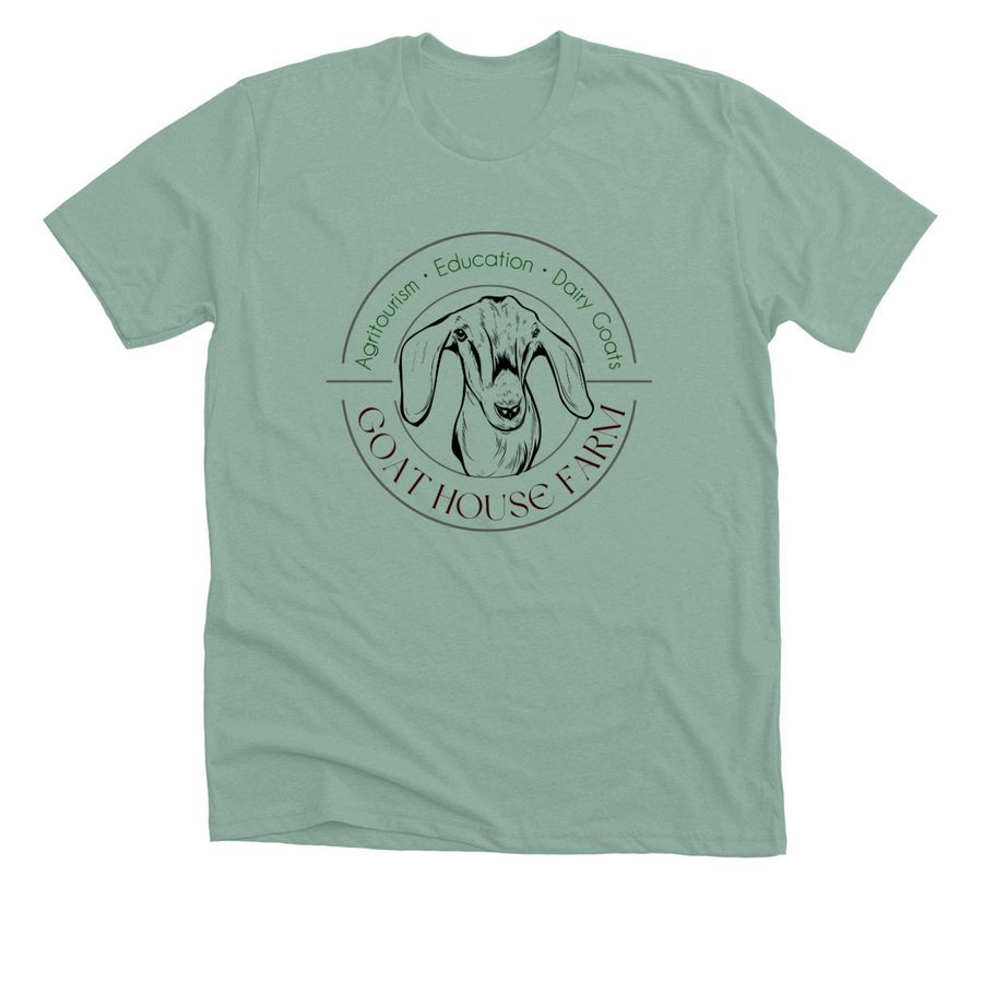 Goat House Farm, a Heather Dusty Blue Premium Unisex Tee