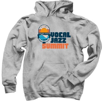 Vocal Jazz Summit Sweatshirts, a Sport Grey Pullover Hoodie