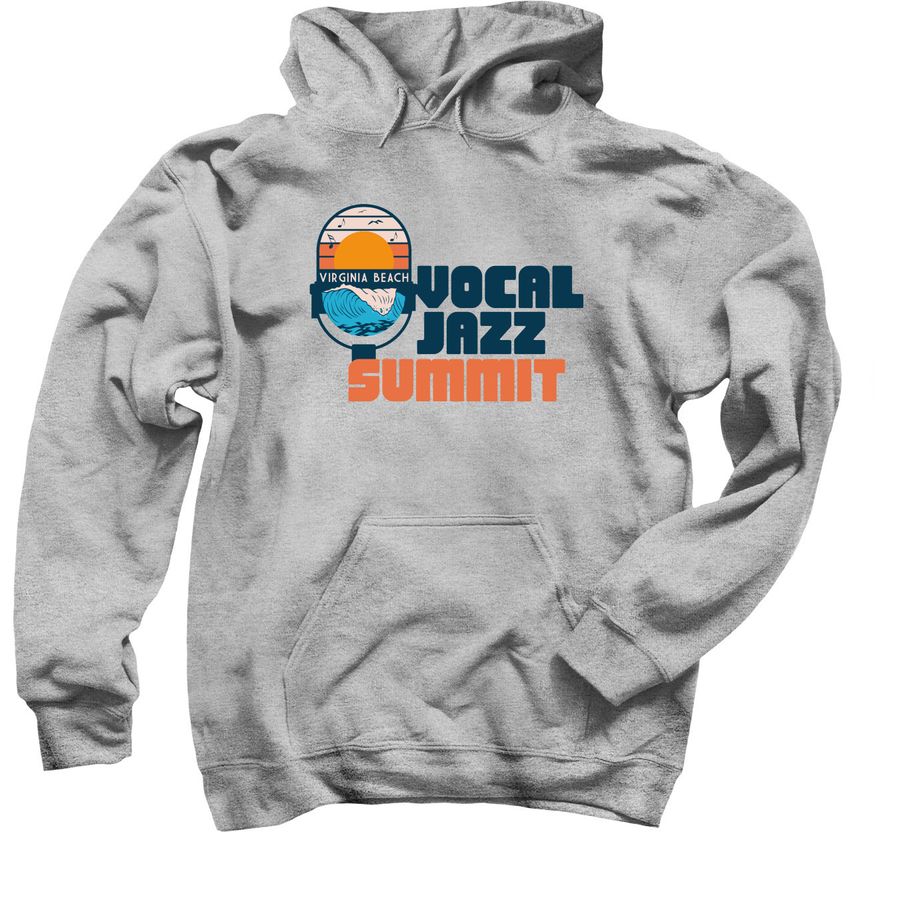 Vocal Jazz Summit Sweatshirts, a Sport Grey Pullover Hoodie