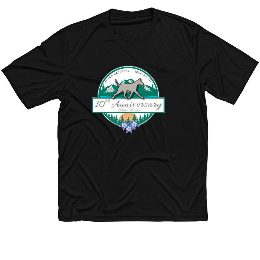 10th Anniversary Performance Shirts&nbsp;, a Black Classic Performance Tee