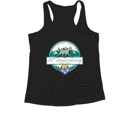 10th Anniversary Performance Shirts&nbsp;, a Black Women's Performance Tank