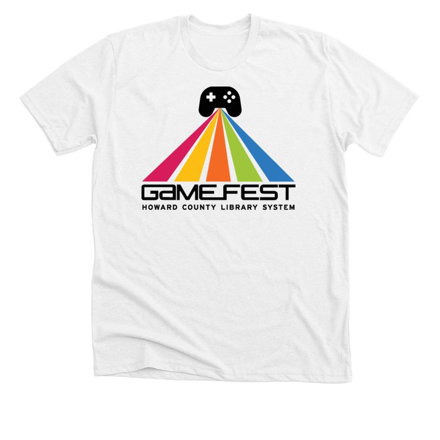 Game Fest: Past, Present & Future, a Solid White Blend Premium Unisex Tee