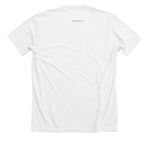 nobody cares.?- secret message, a Solid White Blend Premium Unisex Tee (back-view)