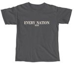 EVERY NATION, a Pepper Comfort Colors Unisex Tee (back-view)