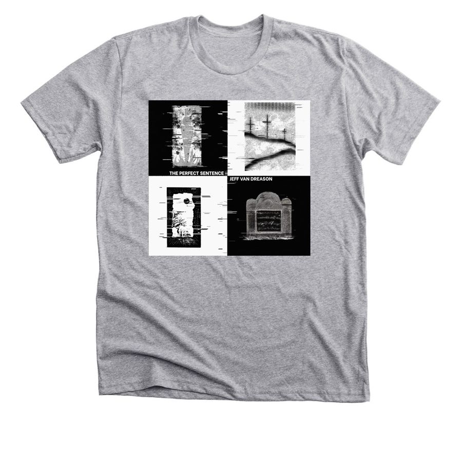 The Perfect Sentence: Logo Shirt, a Athletic Heather Premium Unisex Tee