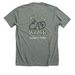 Save Our Wildlife T-shirt, a Deep Heather Premium Unisex Tee (back-view)
