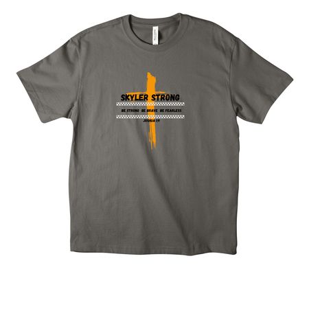 SKYLER STRONG, a Asphalt Unisex Heavyweight Tee