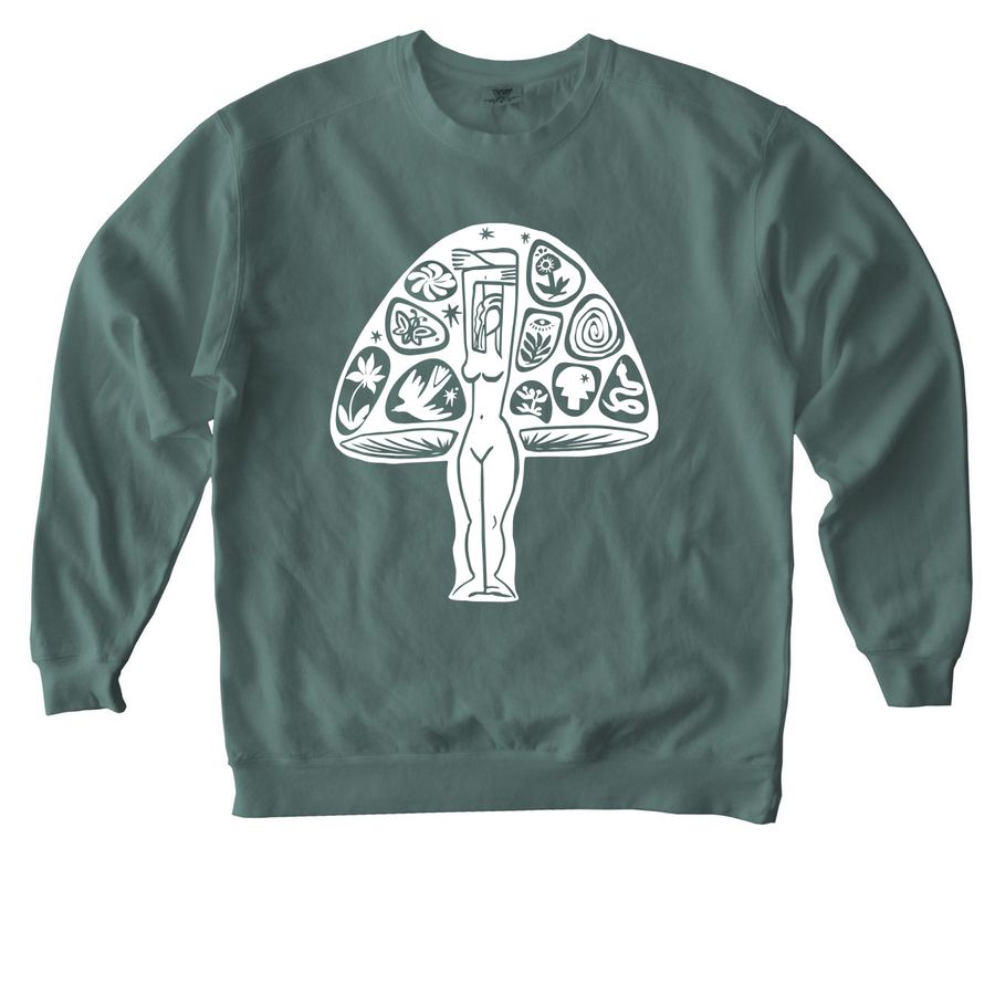 Proud M.O.M. Crewneck&nbsp; &nbsp;, a Blue Spruce Comfort Colors Crewneck Sweatshirt