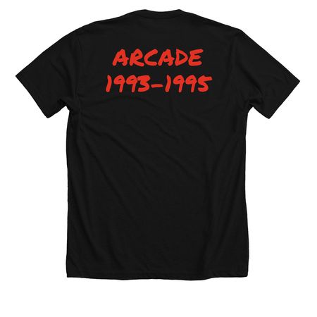 ARCADE 1993-1995 Stephen Pearcy Band TFE&nbsp;, a Solid Black Blend Premium Unisex Tee (back-view)