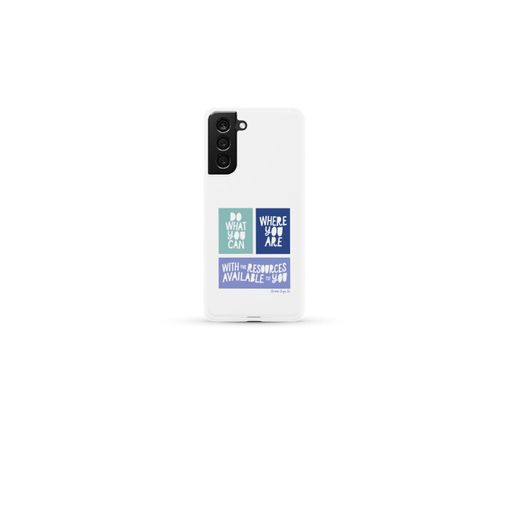 Do What You Can (Purple) Slim Galaxy S21 Plus Phone Case Samsung Slim Phone Case