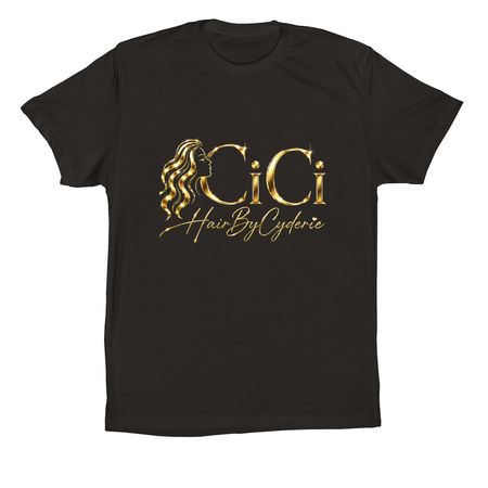 Hair By Cyderie, a Black Premium Cotton Tee