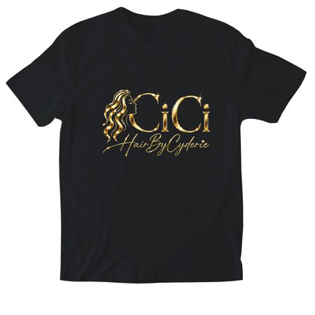 Hair By Cyderie, a Black Softstyle Cotton Tee