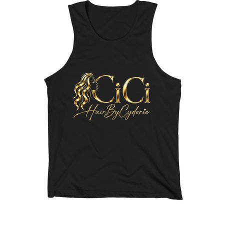 Hair By Cyderie, a Black Premium Cotton Tank