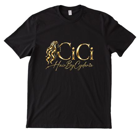Hair By Cyderie, a Deep Black Allmade Heavyweight Recycled Cotton Tee