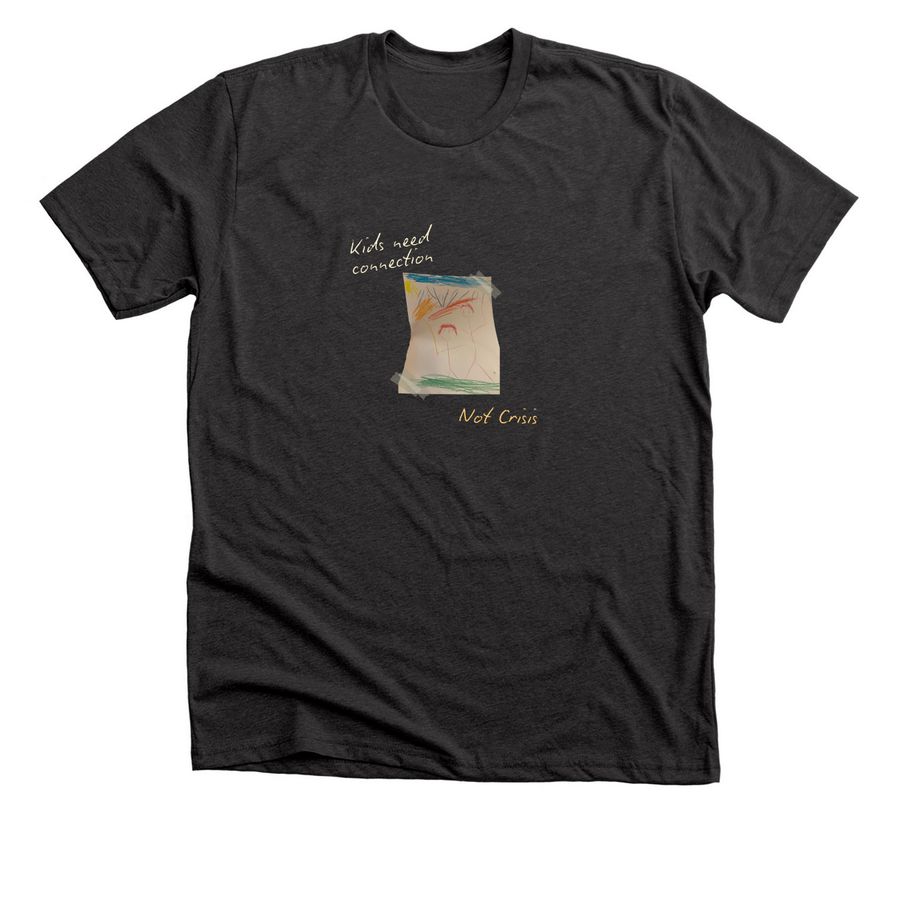 Connection, a Dark Grey Heather Premium Unisex Tee